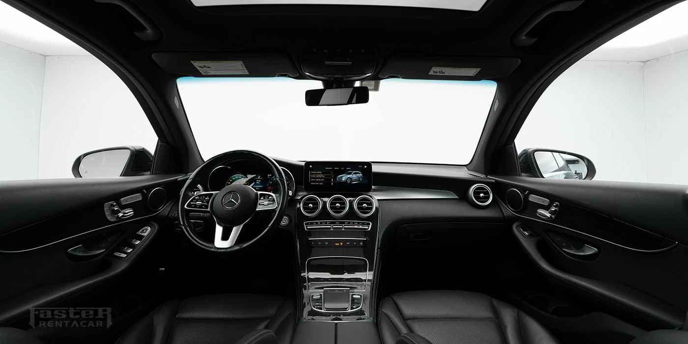 Mercedes GLC 300 Black Interior
